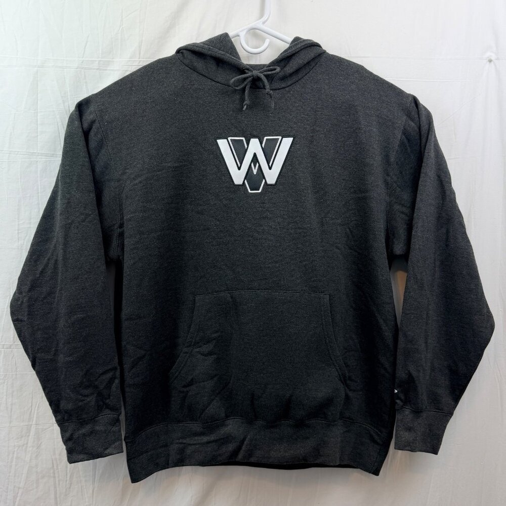 WV Long Sleeve Pullover Hoodie Unisex XL Gray Blue 84